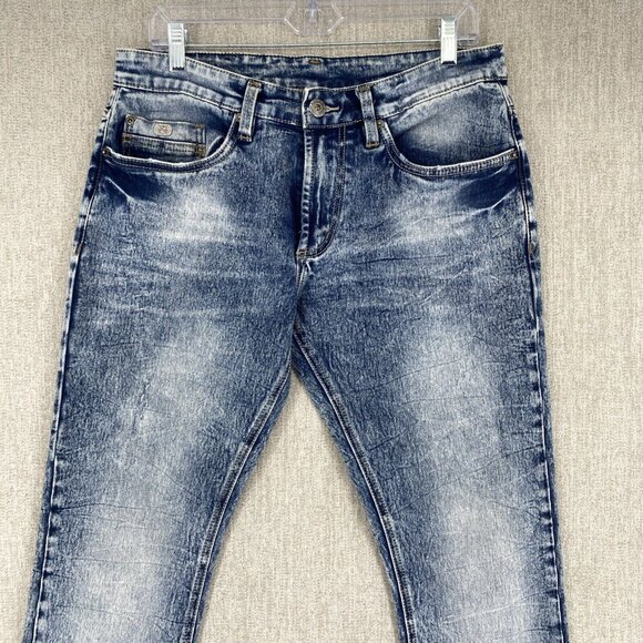 Buffalo David Jeans 32X32 Super Max-X Skinny Slim Denim Stretch Stone Wash - Picture 3 of 16
